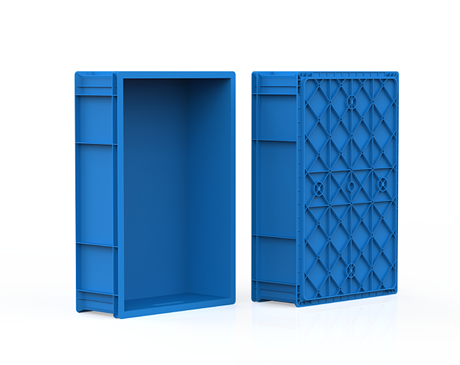 Plastik Kasalar - HP-1703 400 x 600 mm Plastik Kapalı Kasa - Hipaş