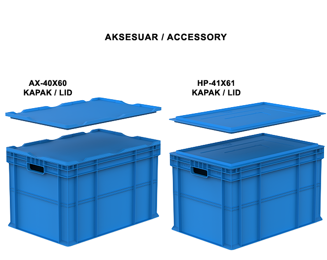 Plastik Kasalar - HP-3603 Plastik kasa, taşıma kasası, raf kasası