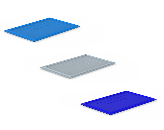 Plastik Kasalar - 400 x 600 mm uyumlu kapak - Hipaş Plastik