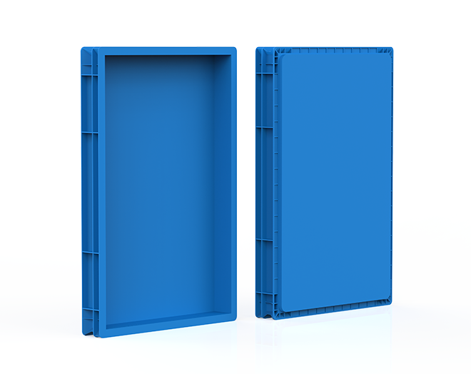 Plastic Carrying Crates - HP-6504 Closed Plastic Crate