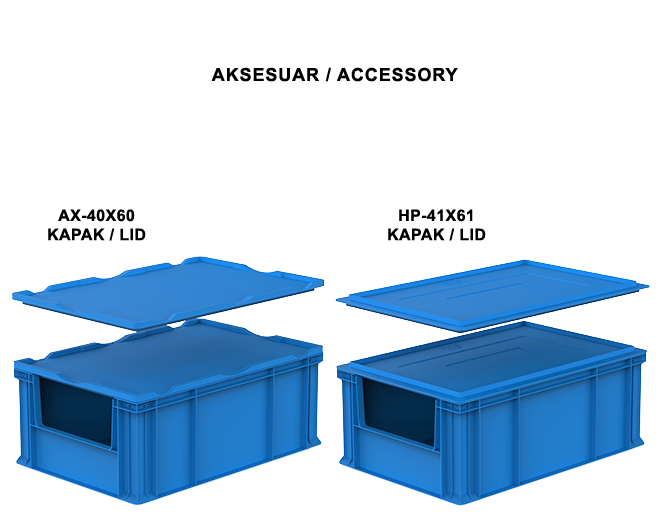 Plastic Carrying Crates - HP-4622 AV Open Front Crate, open front