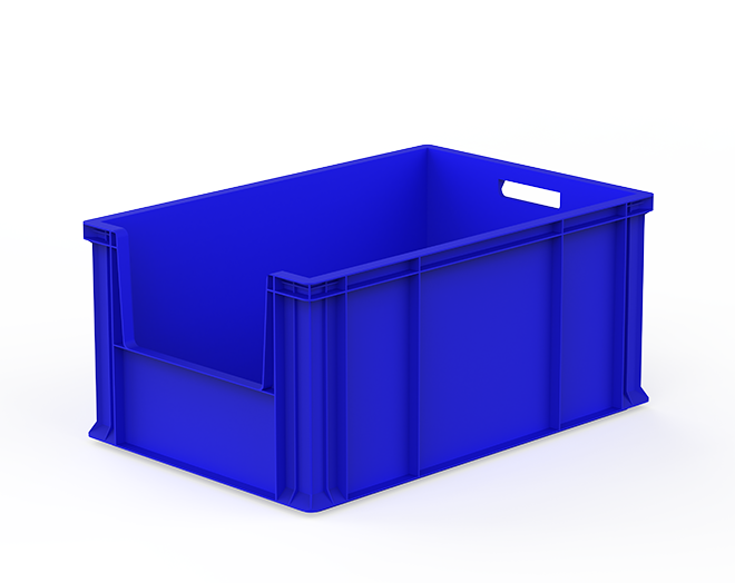 新品・未開封Peep Plastic Partition blu-ray box Plastic Carrying Crates - HP-4628 AV Open Front Crate, open front