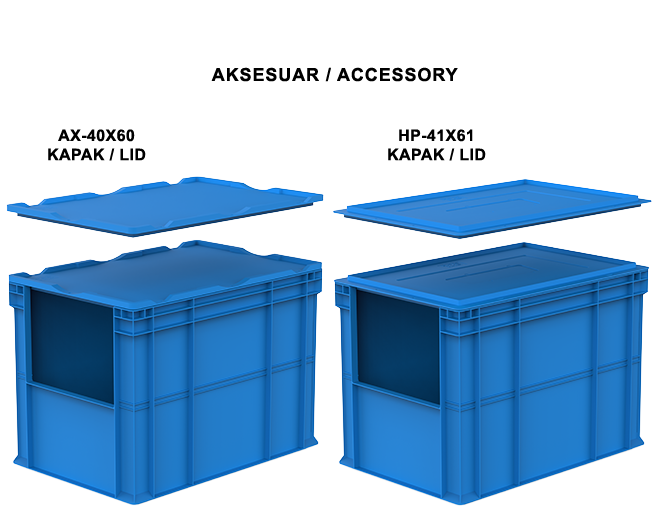 Plastic Carrying Crates - HP-4642 AV Open Front Crate, open front