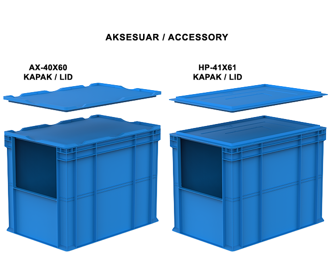 Plastik Kasalar - HP-4645 AV Önü Açık Kasa, plastik kasa, sanayi