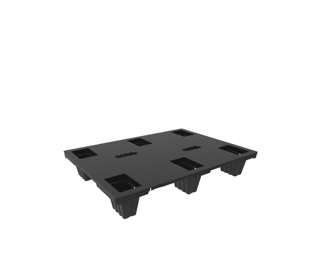 60-80 NLC Closed Deck Nestable Plastic Pallet